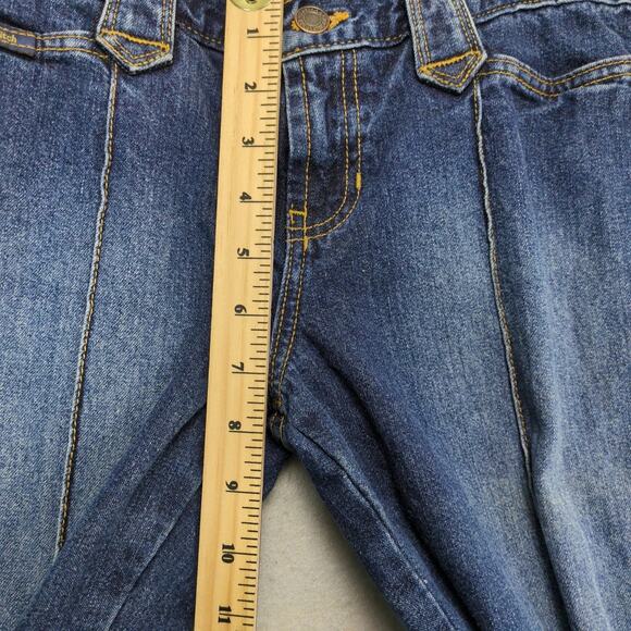 Vtg Y2K Abercrombie & Fitch Crop Jeans Women's 0 Made USA 29x26" 100% Cotton - Picture 7 of 10
